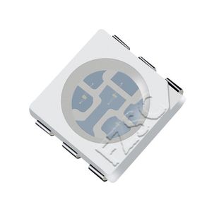 工厂直销5050led灯珠贴片式5050蓝色 高亮 LED贴片发光二级管