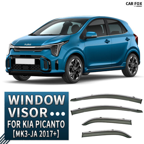 适用于起亚KIA Picanto Window visor车窗晴雨挡雨遮阳扰流板