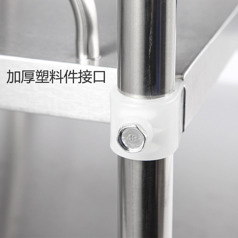 加厚组装不锈钢无抽护理推车换药车器械小静音静音车工具车静音轮