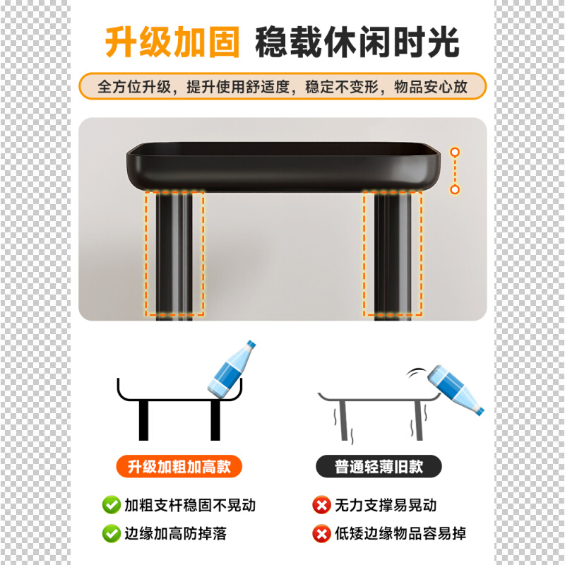 ?沙发边几家用可移动茶几置物架卧室床头桌子网红迷你小户型侧边