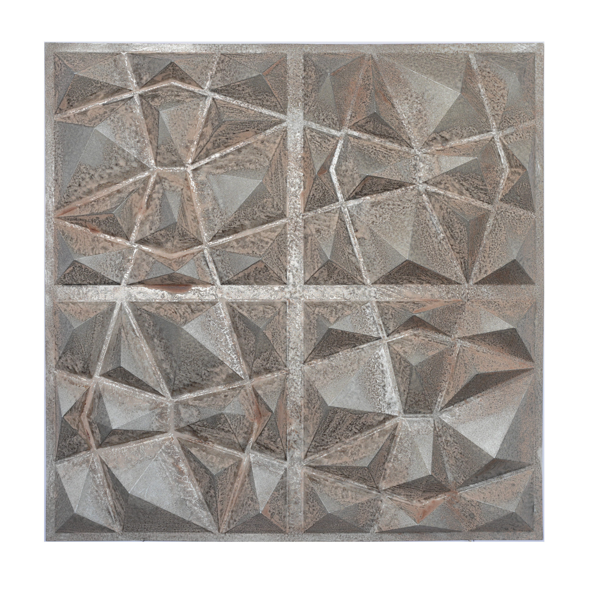600x600mm 美式复古吊顶天花板创意酒吧咖啡馆墙面 风化铁 PLM101