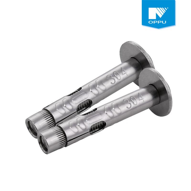 【M-M101216】304不锈罗钢膨胀螺栓 丝十字圆头膨胀螺 爆炸拉爆丝