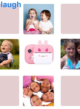 Seelaugh Instant Print Cawmera Photo Printer For Kids 1080P