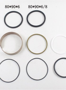 叉车升降缸密封圈短缸修理包全自由中缸油封80*N90*6适用杭叉A35