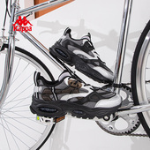 女2025春季 新款 复古炸街运动鞋 Kappa厚底老爹鞋 休闲增高情侣鞋 子