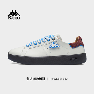 Kappa女鞋板鞋女款2025夏季新款厚底百搭小白鞋休闲鞋子女运动鞋