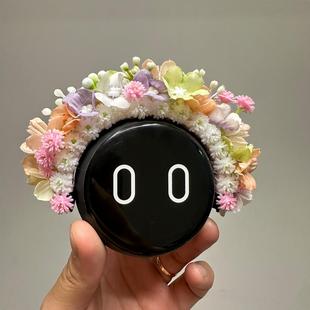 ES8 ES7 ET5EC6内饰摆件 饰原创簪花发箍汽车内饰ES6 nomi帽子装