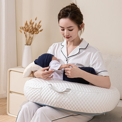 护祺哺乳枕头喂奶神器婴儿斜坡枕防吐奶宝宝亲躺喂奶托护腰夏季