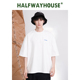 重磅纯棉300g HalfwayHouse25夏季 新款 日系短袖 简约通勤t恤
