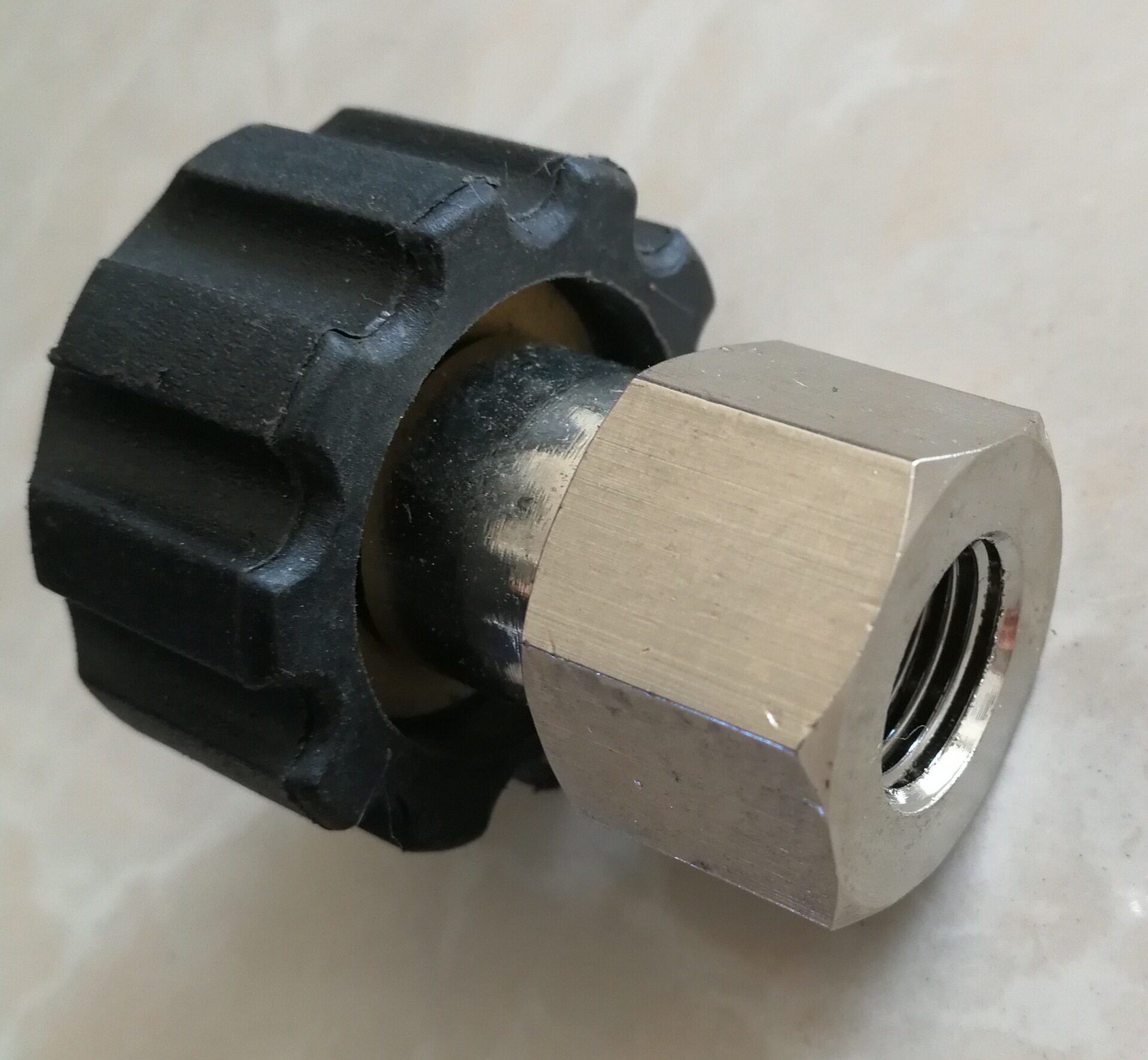 MVG  1/4GF 转 1/2"GF  4分内丝转2分内丝 转换接头 螺纹快速接头