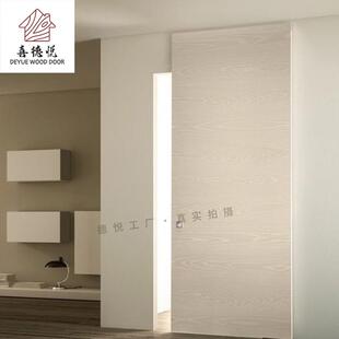 整套轻奢隔音降噪幽灵门室内房间卧室木门酒店复合实木门