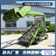 牧场横向移动青储取料机四米小型牛场用扒草机液压升降电动挖草机