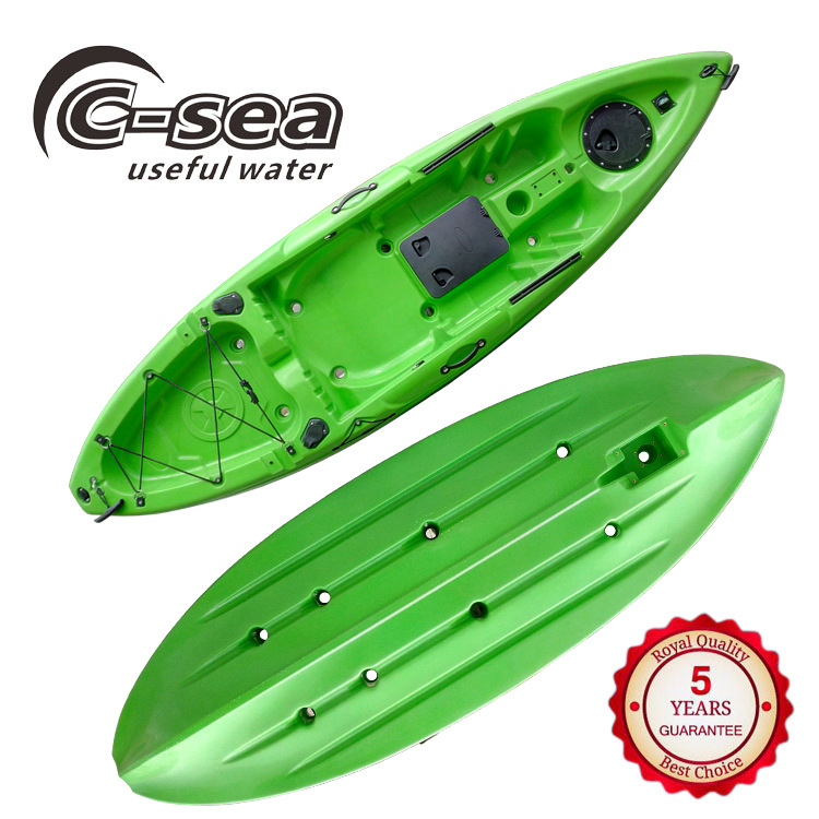 户外新款单人皮划艇滚塑船加厚qssot27000b钓鱼艇厂家直销