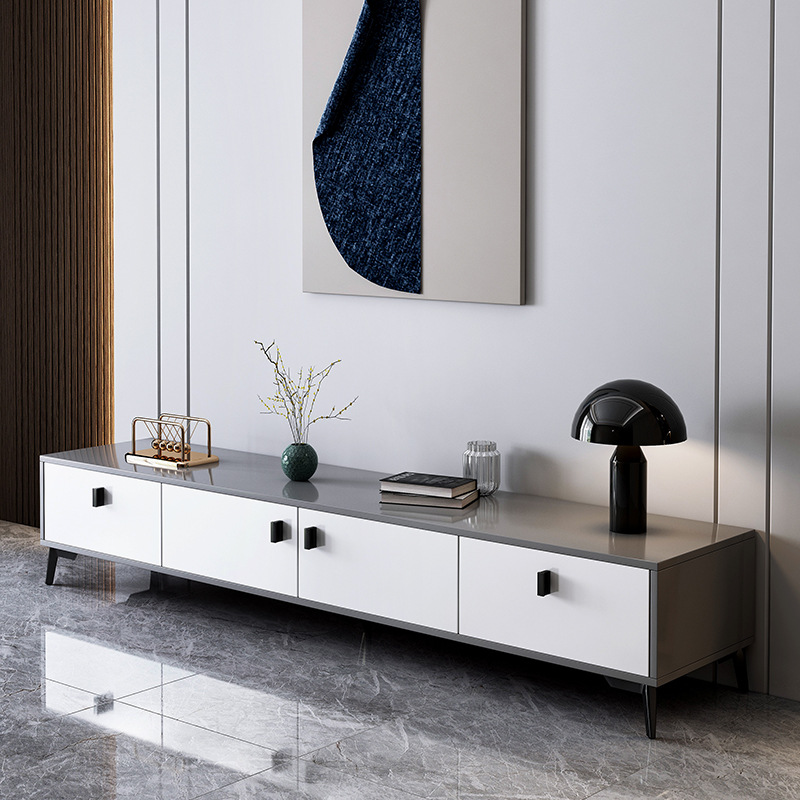 电视柜现代简约客厅卧室家用意式极简新款小户型落地收纳储物柜子