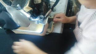 定做拷边机绳子拉筒/p锁边机嵌条拉筒/包缝机嵌线拉筒龙头.弯拉筒