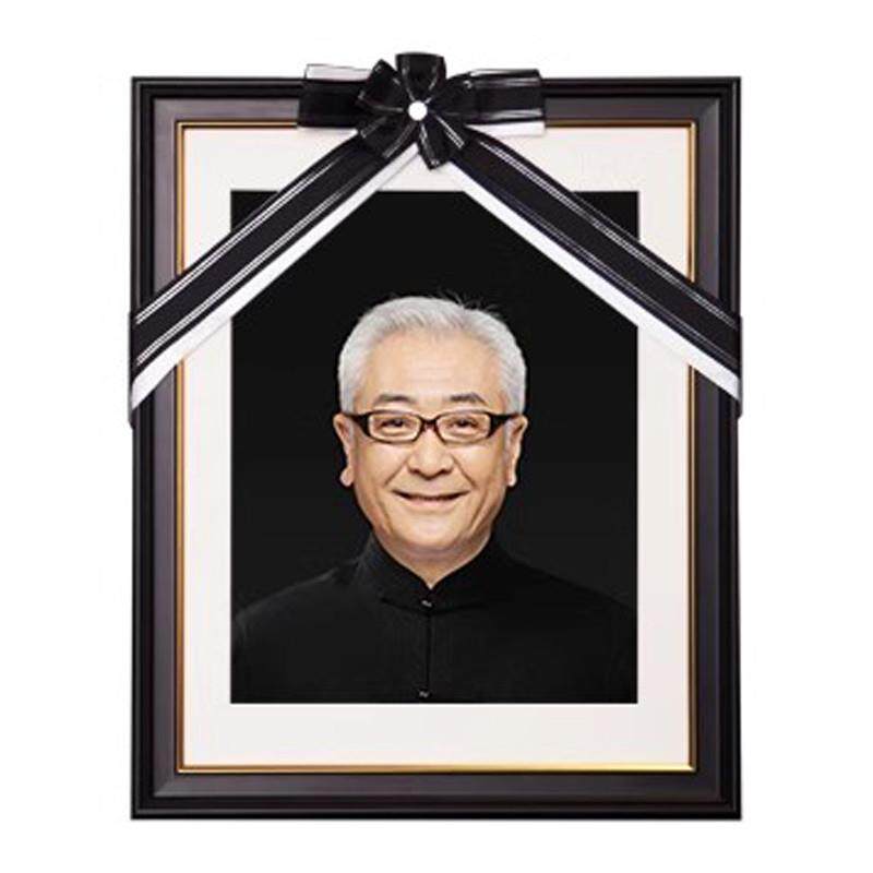 高端实木遗像制作12/14寸老人寿相去世死人灵堂照片冲洗相框摆台