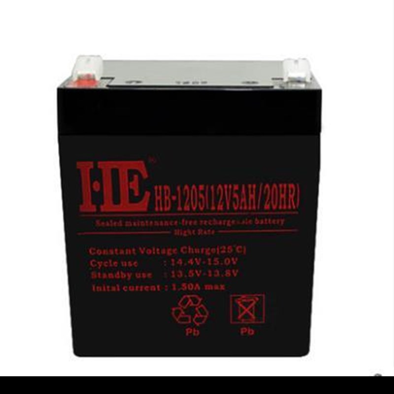HE 12V17AH蓄电池电瓶铅酸免y维护太阳能通讯消防UPS电池 HB-1217