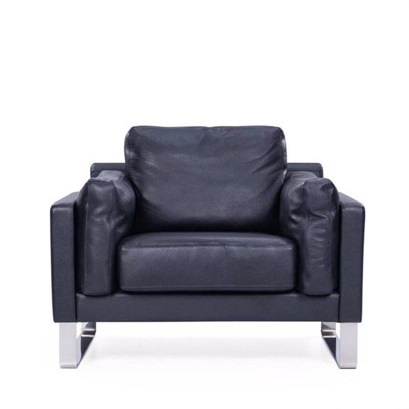 办公室沙发茶几组合简约现代酒店休息区休N闲商务接待室三人位