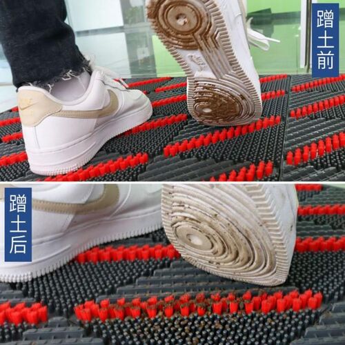 家用入户门地垫门口进门塑料防滑垫门G外拼接地毯室外防水镂空脚