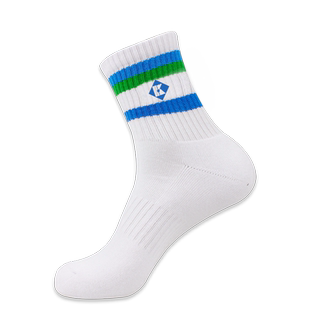 薰风KUMPOO羽毛球袜运动厚底毛巾底袜彩虹袜男女运动吸汗防滑