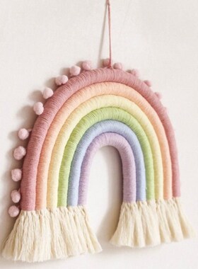 6 Layers Nordic Woven Rainbow Tapestry Home Decor WaXll Hang