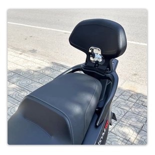 适用三阳巡弋150GT改装后靠背 后座位乘客加大号腰靠X背靠坐垫配