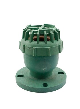 底阀绿色PPR防腐耐酸碱法兰螺口式塑E料白色FRPP滤网抽水泵止逆阀