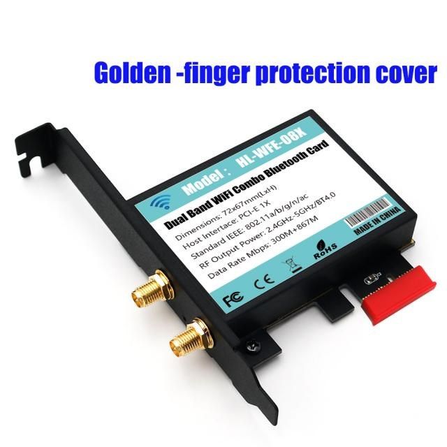 Ethernet WiFi Network Card 7265 Module to NPCI-E 1X WiFi Car