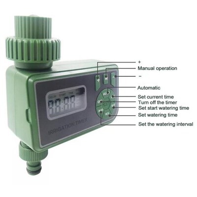 Electronic Automatic Watering TiDmer Garden Water Timer Irri
