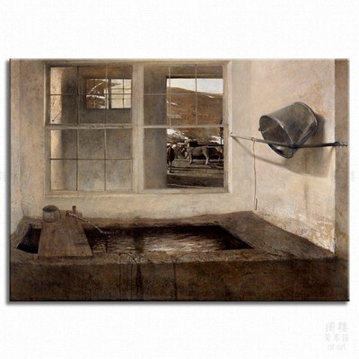 春意 Andrew Wyeth 安德鲁怀斯 装饰画 美S国艺术经典客厅书房
