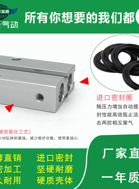 双轴气缸 TDA10/TN10X90S/100S/125S/150S/17W5S/200S