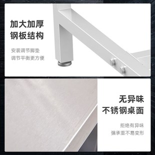 奕多美重型钳工台不锈钢桌面工作台w车间维修桌2100 800mm单 750