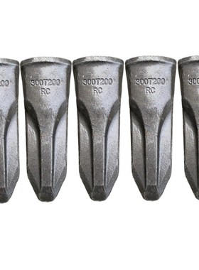 300T斗齿锻打徐工XEo135/150挖掘机老款斗齿耐磨尖齿/特尖齿胶圈