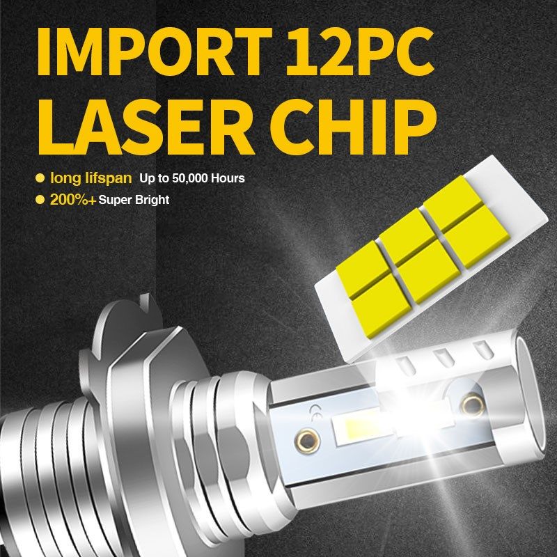 适用雅马哈MT07 MT03 MvT09摩托车LED大灯改装配件H4远光近光灯泡