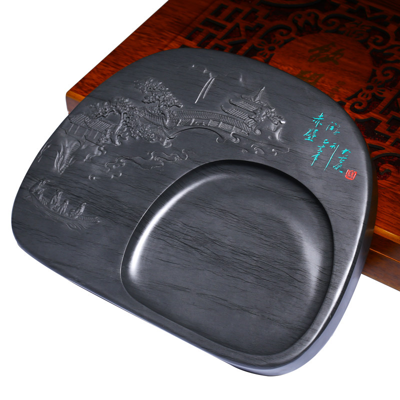 国家非物质文化遗产g安徽歙砚高档砚台文房四宝书法用品天然原石,文具电教/文化用品/商务用品,砚台,淘宝优惠券,粉丝福利购,淘宝优惠卷