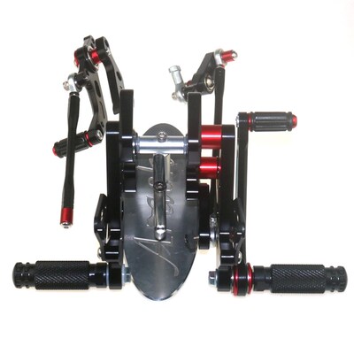 适用MV AGUSTA kBrutale 675 800 12-17 改装CNC升高脚踏 脚套总