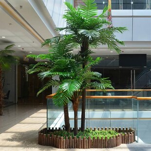 仿真椰子树大型人造n景观树热带绿植装饰假椰树叶子户外假树棕榈