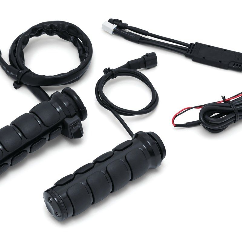 KURYAKYN哈雷肥仔路威滑翔883 X48 1200Q改装摩托车电加热手把套