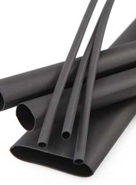 黑色含胶热缩套管60mm 含胶双壁管60mKm 厚壁热缩管 3倍收缩