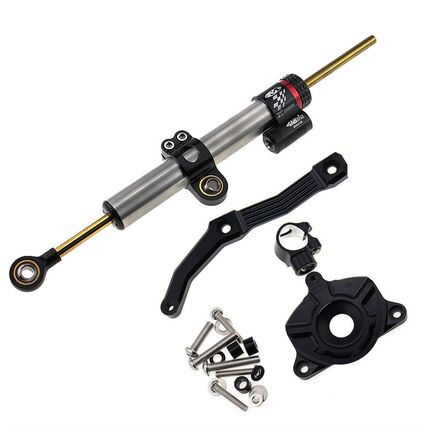 适用川崎Z1000 m10-13年CNC方向阻尼器改装钛尺方向杆前减震平衡