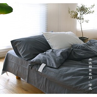 200双人套件1.51.8被套Z200 m全棉单人150 软糯纯棉水洗棉床单