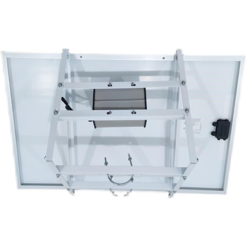 太阳能电池板支架带抱箍50W60W80W10E0W150W200W监控系统/镀锌烤