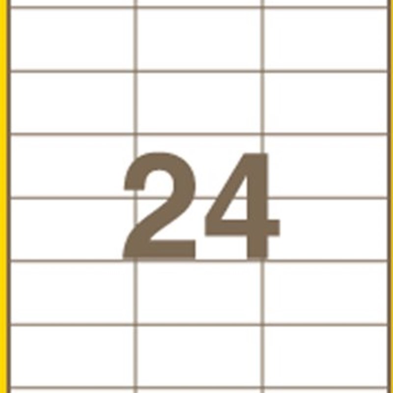 TOPSTICK顶贴T445p3 A4-100张不干胶打印标签纸70.0x36.0mm