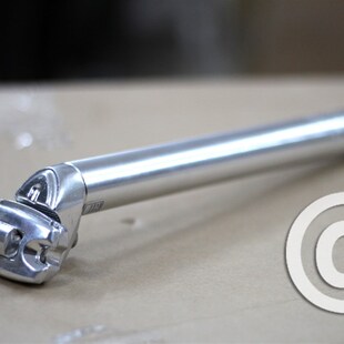 @BIKaE FIXED GEAR @BIKE高抛光银 坐管 27.2