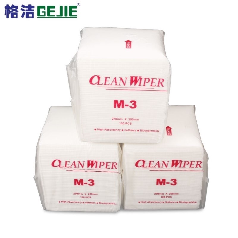 格洁831010低尘擦拭布25cm2z5cm100张/包30包/箱M-3网孔擦拭