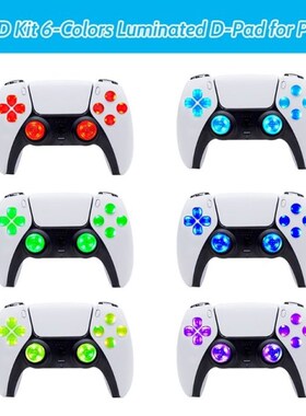 Multi-cColors Luminated D-pad Thumbsticks Face Buttons (DTF)