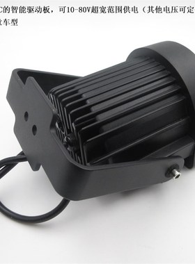 18W40W高亮叉车工n程车重型机械安全警示标示指示红色U形光斑LED