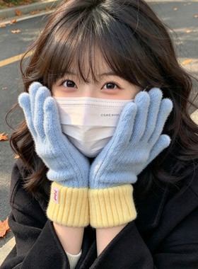 手套女生冬新款防寒保暖加