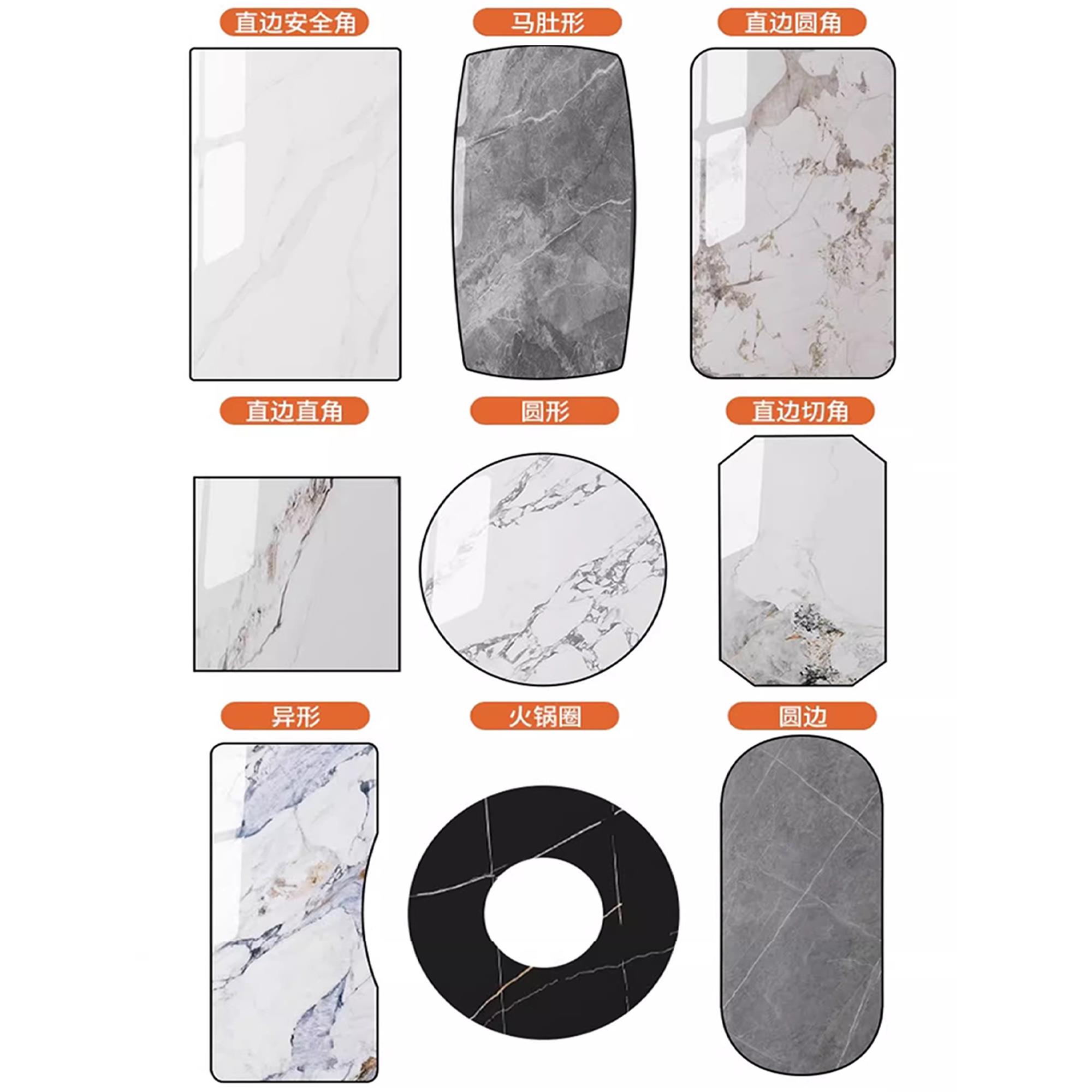 岩板板材台面桌面加工餐桌茶几电视柜板吧台面厨房大理石板材订制