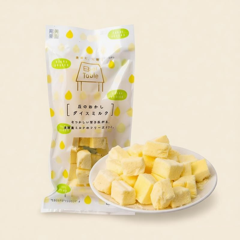 【现货】日本北海道美瑛选菓生乳小方酥牛奶饼干奶酥小零食1袋40g